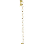 Collier 40 Wall Sconce - Natural Brass / Clear