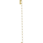 Collier 15 Wall Sconce - Natural Brass / Clear