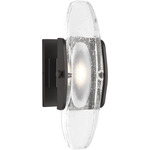 Wythe Wall Sconce - Plated Dark Bronze / Clear