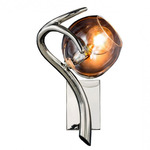 Ersa Wall Sconce - Nickel / Iridescent