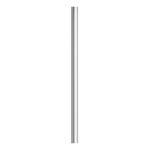 Entra 2 / 3 Inch Cylinder Pendant Stem - Brushed Aluminum