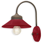 Ceramica Colors Wall Sconce - Refined Bordeaux