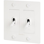 Buster + Punch 15A Metal Complete Toggle Switch - White