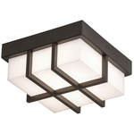 Avenue Outdoor Color-Select Wall / Ceiling Light - Textured Bronze / White