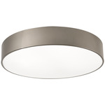 Bailey Color-Select Ceiling Light Fixture - Satin Nickel / White