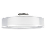 Cortez Color Select Ceiling Light - Satin Nickel / White