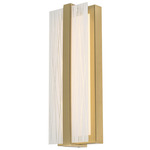 Gallery Wall Sconce - Satin Brass / Frosted
