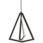 Gianna Pendant - Black / Frosted