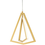 Gianna Pendant - Gold / Frosted