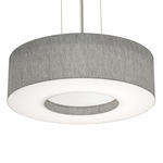 Montclair Pendant - Satin Nickel / Grey / Grey