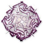 Veli Wall / Ceiling Light - Plum