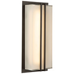 Sausalito Outdoor Wall Light - Black / Frosted