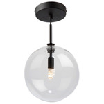 Pinpoint Ceiling Light - Black / Clear