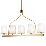 Rhythm Island Light - Brushed Gold / White