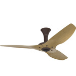 Haiku Low Profile Outdoor Ceiling Fan - Oil Rubbed Bronze / Caramel Aluminum