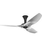 Haiku Low Profile Outdoor Ceiling Fan - Black / Brushed Aluminum