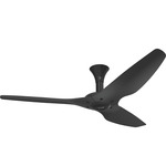 Haiku Low Profile Outdoor Ceiling Fan - Black / Black