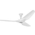 Haiku Low Profile Outdoor Ceiling Fan - White / White