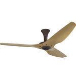 Haiku Low Profile Outdoor Ceiling Fan - Oil Rubbed Bronze / Caramel Aluminum