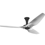 Haiku Low Profile Outdoor Ceiling Fan - Black / Brushed Aluminum