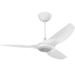 Haiku Universal Mount Ceiling Fan with Downlight - White / White