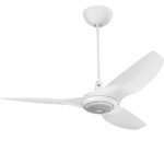 Haiku Universal Mount Ceiling Fan with Downlight - White / White