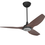 Haiku Universal Mount Ceiling Fan - Downlight / RGBW Uplight - Black / Cocoa Bamboo