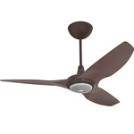 Haiku Universal Mount Ceiling Fan with Downlight - Oil Rubbed Bronze / Cocoa Bamboo