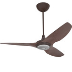 Haiku Universal Mount Ceiling Fan with Downlight - Oil Rubbed Bronze / Cocoa Bamboo