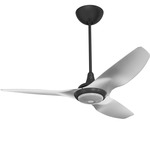 Haiku Universal Mount Ceiling Fan - Downlight / RGBW Uplight - Black / Brushed Aluminum