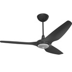 Haiku Universal Mount Ceiling Fan with Downlight - Black / Black