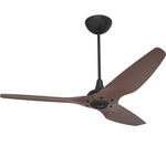 Haiku Universal Mount Ceiling Fan with RGBW Uplight - Black / Cocoa Bamboo