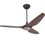 Haiku Universal Mount Ceiling Fan with Downlight - Oil Rubbed Bronze / Cocoa Bamboo