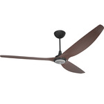 Haiku Universal Mount Ceiling Fan - Downlight / RGBW Uplight - Black / Cocoa Bamboo