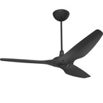 Haiku Universal Mount Outdoor Ceiling Fan - Black / Black