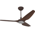 Haiku Universal Mount Outdoor Ceiling Fan with Downlight - Oil Rubbed Bronze / Cocoa Aluminum