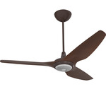 Haiku Universal Mount Outdoor Ceiling Fan with Downlight - Oil Rubbed Bronze / Cocoa Aluminum