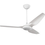 Haiku Universal Mount Outdoor Ceiling Fan with Downlight - White / Driftwood