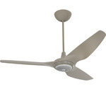 Haiku Universal Mount Outdoor Ceiling Fan with Downlight - Satin Nickel / Satin Nickel