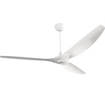 Haiku Universal Mount Outdoor Ceiling Fan - White / Driftwood