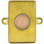 Mini Beam Outdoor Mini Light with Stake/Shield 12V - Brass