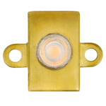 Mini Beam Outdoor Mini Light with Stake/Shield 12V - Brass