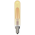 Filament T8 E12 Candelabra Base 4.5W 120V 2100K 90CRI 4-PACK - Amber Light