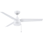 PC/DC Outdoor Ceiling Fan - Matte White / Matte White