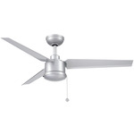 PC/DC Outdoor Ceiling Fan - Silver / Silver