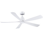 Kute Smart Ceiling Fan - Matte White / Matte White