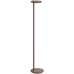 Oblique Floor Lamp - Brown