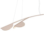 Almendra Organic Linear Pendant - White / Pale Pink Beige