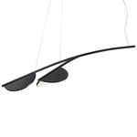 Almendra Organic Linear Pendant - Primer / Anthracite