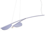 Almendra Organic Linear Pendant - Primer / Lilac Metallized